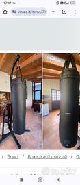 Sacco da boxe 32 kg con struttura