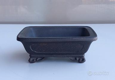 Vaso bonsai rettangolare in Gres