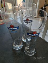 3 Bicchieri  da birra Tucher Weizen 0,5L.