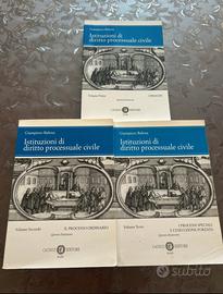3 volumi di diritto processuale civile _ Balena