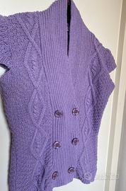 Cardigan maniche corte vintage