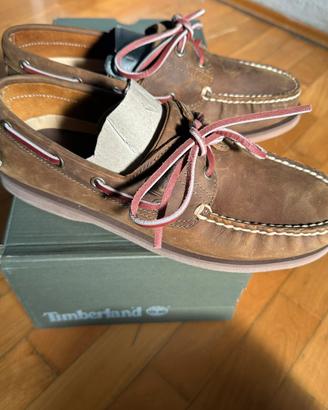 Scarpe da barca Timberland Classic boat mid brown