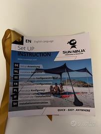 Tenda da spiaggia / campeggio Sun Ninja UPF 50+