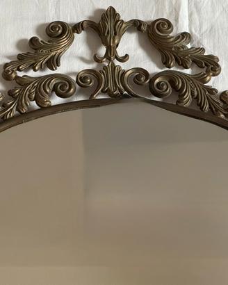 Set d’antiquariato con  specchio e mensola marmo