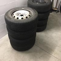 8 Cerchi più gomme estive invernali 185/65r15 88h