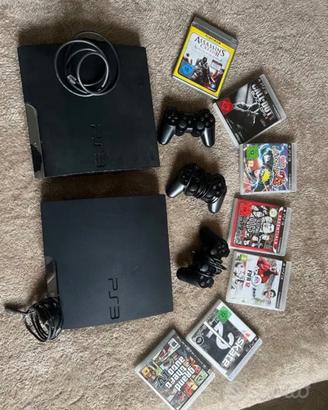 Ps3 slim con giochi e controller