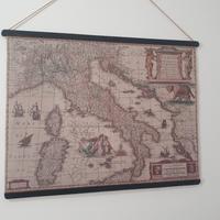 tela geografica vintage 