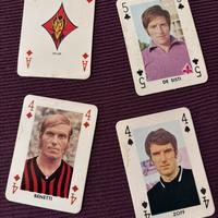 4 figurine seria A 1972 Carte da gioco Lampo