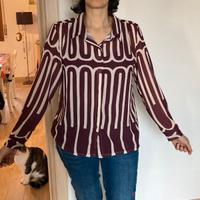 Camicetta donna fantasia geometrica