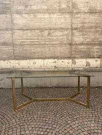 Tavolo in ottone design vintage