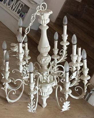 Lampadario elegante classico a 12 bracci