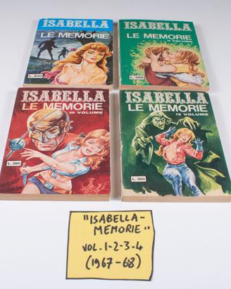 Isabella – Le Memorie Vol. I‑IV (Erregi ’67‑’68)