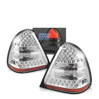 FARI LED PER MERCEDES W202 C-KLASSE 93-00 CROMATI 
