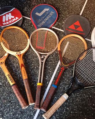  Racchette  tennis Anni 70-80 con Fodere originali