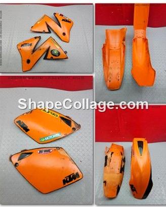 KIT PLASTICHE KTM EXC 200 1999 2002 SX 2000 2001