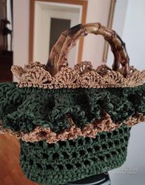 borsa rafia naturale