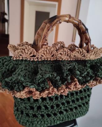 borsa rafia naturale