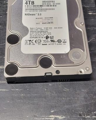 Disco rigido NAS 4 TB WESTERN DIGITAL