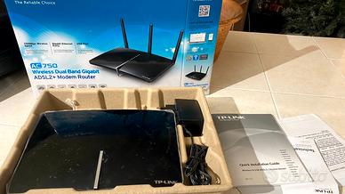 Modem Router Gigabit ADSL2+ Wireless AC750 TP-LINK