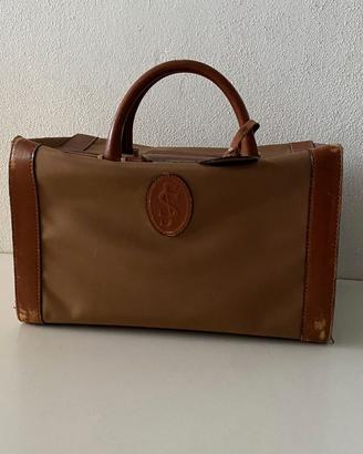 borsa in pelle vintage da viaggio
