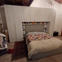 armadio soppalco con eventuale letto
