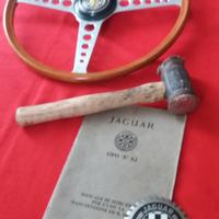 JAGUAR E TYPE * BORSA ATTREZZI/VOLANTE LEGNO MOZZO