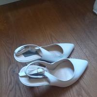 scarpe con tacco da sposa e borchia