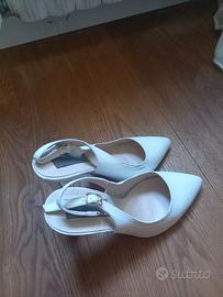 scarpe con tacco da sposa e borchia