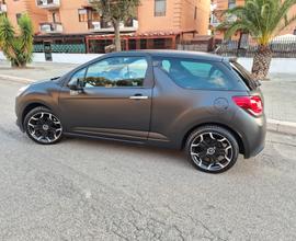 Citroën DS3 1.4 benzina 95cv just black 2012 opaco