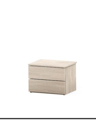 Coppia comodini moderni con 2 cassetti- Come nuovi