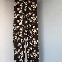 Off-White Floral Design Jogger Pants 'Black'