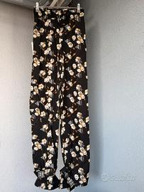 Off-White Floral Design Jogger Pants 'Black'