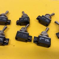 Kit 7 pezzi - Interruttore a levetta da pannello c