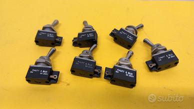 Kit 7 pezzi - Interruttore a levetta da pannello c