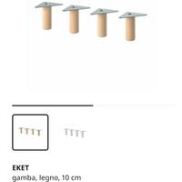 Piedini mobile Eket Ikea