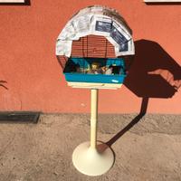 GABBIA GABBIETTA PER UCCELLI UCCELLINI CANARINI