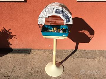 GABBIA GABBIETTA PER UCCELLI UCCELLINI CANARINI