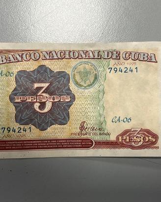 Cuba 3 Pesos 1995 Che Guevara Ernesto Guevara