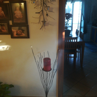 Doppio portacandele rami