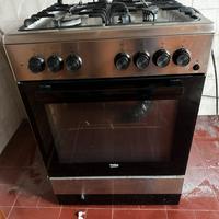 Cucina a gas Beko con forno elettrico – 4 fuochi