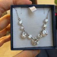 Collana argento e cristalli Bluespirit