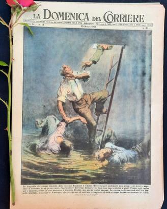 La Domenica del Corriere 30 marzo 1952 Petrucci