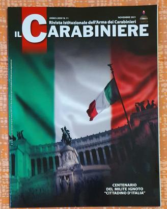 Dylan Dog su rivista IL CARABINIERE N. 11 - 2021