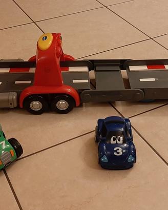 Chicco Camion Bisarca con pista 3 macchinine