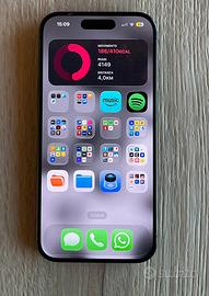 IPhone 15 PRO 256 GB black + megsafe+accessori!!!