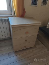 2 cassettiere fasciatoio 