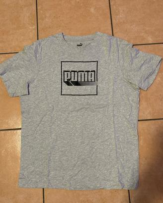 T-shirt Puma Uomo Grigio Melange - Taglia M