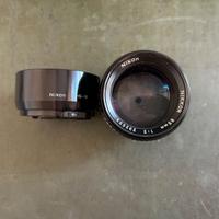 Nikon Nikkor 85mm f/2 AI con paraluce originale