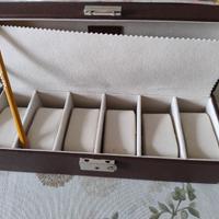 Scatola portaorologi 6 posti