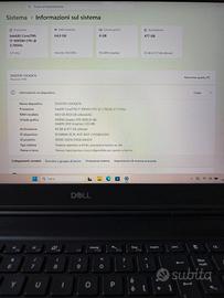 PC laptop Dell 7550 i7 512gb 64gb rtx3000